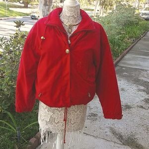 Bogner Ski and Snow Gorpcore Adventurecore Bright Red  Jacket Sz 8